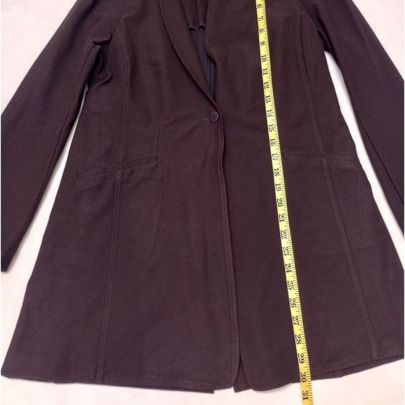 Eileen Fisher Brown One-Button Jacket, size Small Petite - Picture 12 of 15